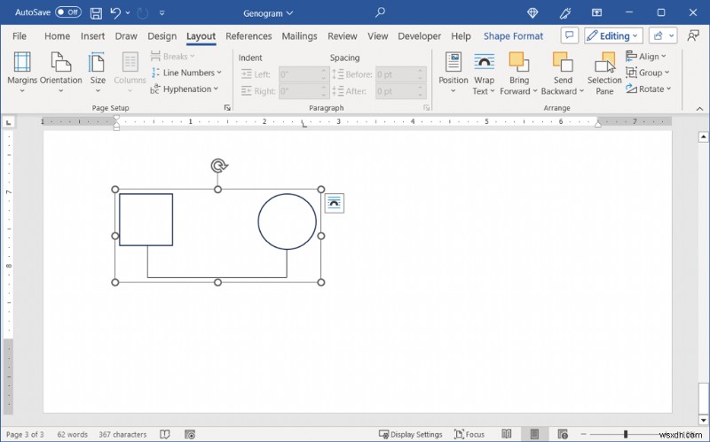สร้าง Genogram ใน Microsoft Word:คำแนะนำทีละขั้นตอน 