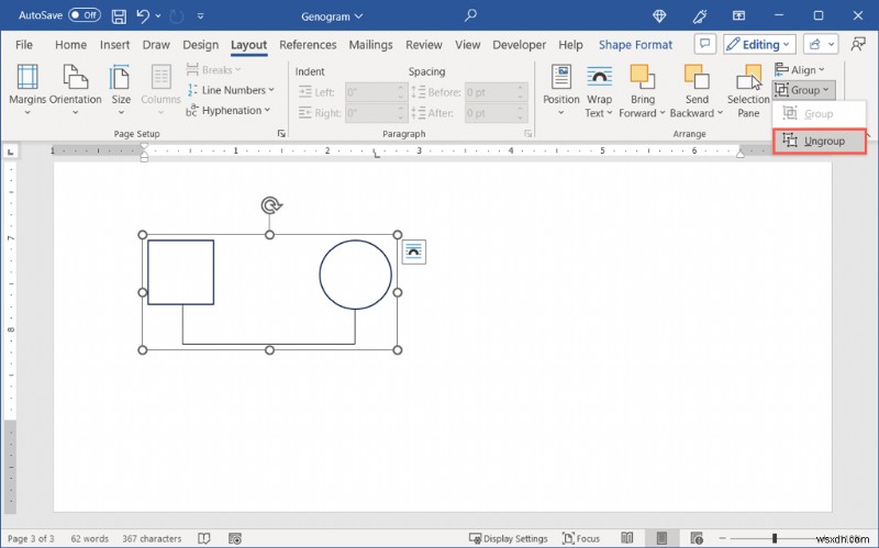 สร้าง Genogram ใน Microsoft Word:คำแนะนำทีละขั้นตอน 