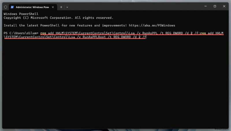 วิธีปิดการใช้งานข้อความ “Local Security Authority Protection Is Off” ใน Windows 11 