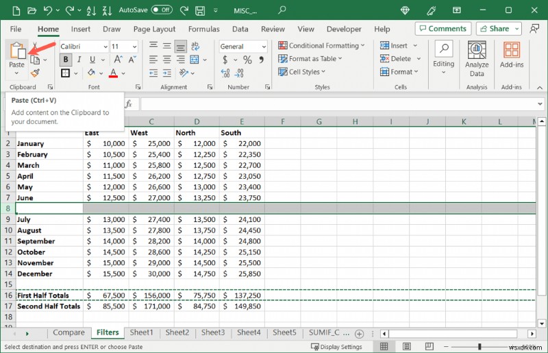 การย้ายแถวของ Master Excel:เทคนิคที่มีประสิทธิภาพในการจัดเรียงข้อมูลใหม่ 