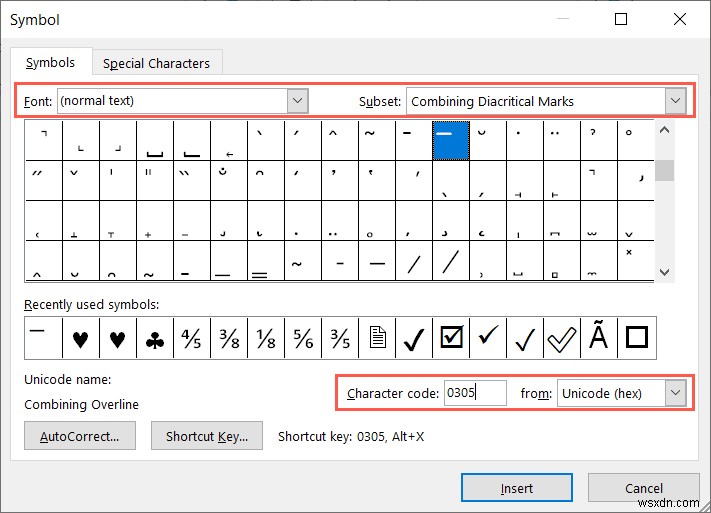 แทรกสัญลักษณ์ X-Bar ใน Microsoft Word:คำแนะนำอย่างง่ายของ Windows และ Mac 