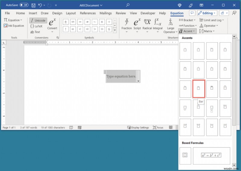 แทรกสัญลักษณ์ X-Bar ใน Microsoft Word:คำแนะนำอย่างง่ายของ Windows และ Mac 