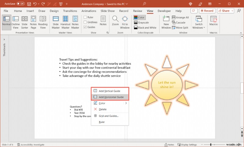 การปรับระยะขอบสไลด์และข้อความใน PowerPoint สำหรับการนำเสนอระดับมืออาชีพ 