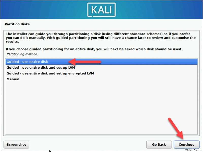 ติดตั้ง Kali Linux บน VirtualBox สำหรับพีซี Windows:คำแนะนำทีละขั้นตอนที่เชื่อถือได้ 