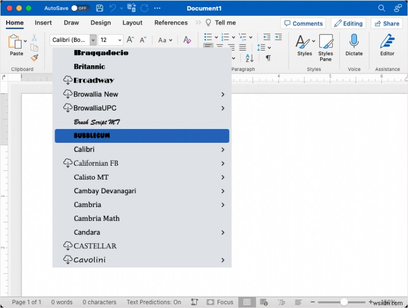 สร้างตัวอักษร Bubble ขี้เล่นใน Microsoft Word:คำแนะนำทีละขั้นตอน 