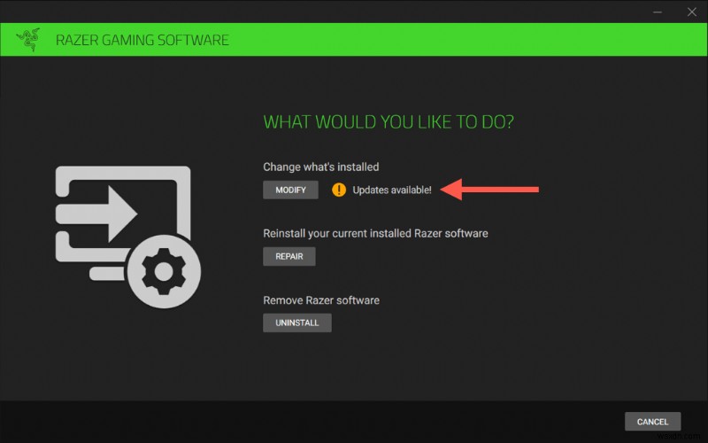 ทำให้ Razer Gear ของคุณทำงานได้อย่างราบรื่น:อัปเดต Razer Synapse บน Windows 