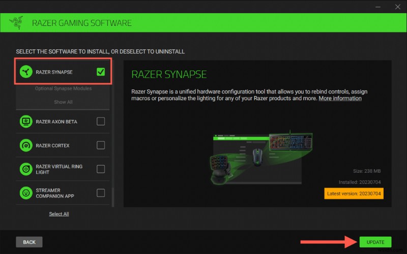 ทำให้ Razer Gear ของคุณทำงานได้อย่างราบรื่น:อัปเดต Razer Synapse บน Windows 