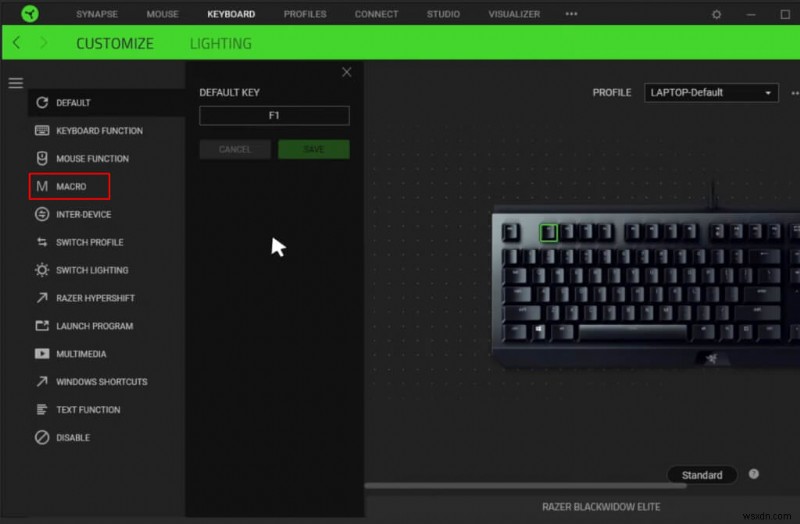 สร้าง กำหนด และลบมาโครใน Razer Synapse – คำแนะนำทีละขั้นตอน 