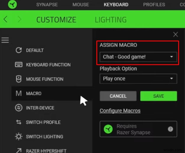 สร้าง กำหนด และลบมาโครใน Razer Synapse – คำแนะนำทีละขั้นตอน 