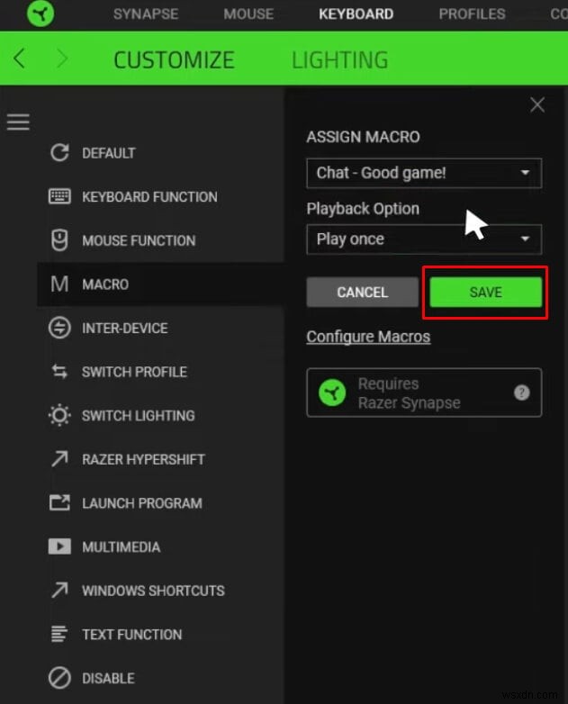 สร้าง กำหนด และลบมาโครใน Razer Synapse – คำแนะนำทีละขั้นตอน 