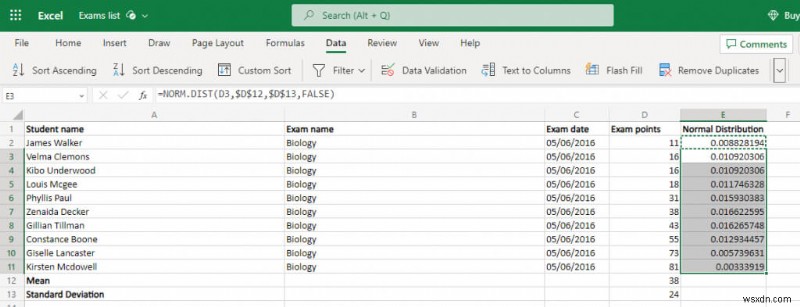 สร้างแผนภูมิเส้นโค้งระฆังใน Excel:คำแนะนำทีละขั้นตอน 
