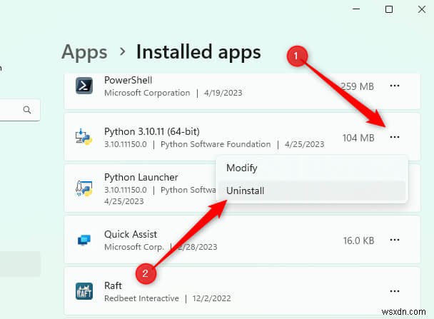 คำแนะนำทีละขั้นตอนในการลบ Python ออกจาก Windows โดยสมบูรณ์ 