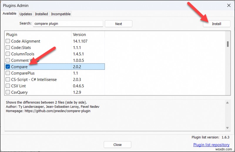 คำแนะนำทีละขั้นตอน:การเปรียบเทียบสองไฟล์ใน Notepad++ 