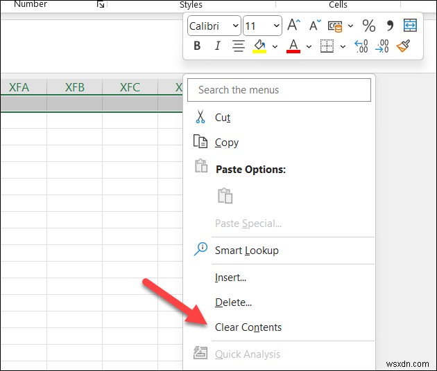 แก้ไขข้อผิดพลาด  ไม่สามารถแทรกเซลล์ใหม่  ใน Microsoft Excel:แก้ไขทีละขั้นตอน 
