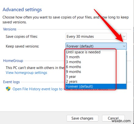 เปิดใช้งานประวัติไฟล์ Windows:การสำรองข้อมูลที่รวดเร็วและเชื่อถือได้สำหรับเอกสารของคุณ 