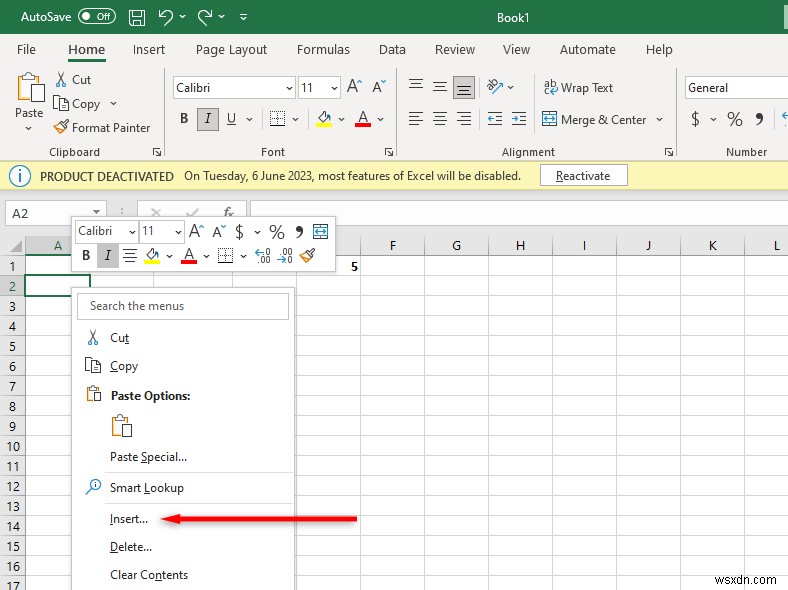 แทรกคอลัมน์และแถวใน Excel บนมือถือ เดสก์ท็อป และเว็บ – คำแนะนำทีละขั้นตอน 