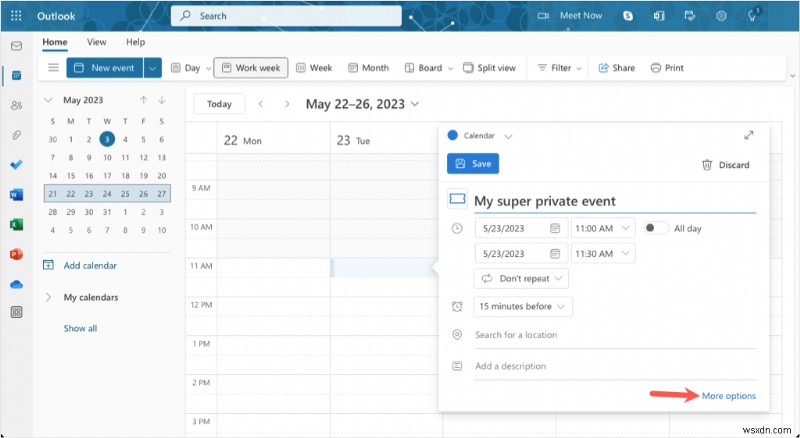 เก็บการนัดหมายส่วนตัวของคุณเป็นความลับใน Outlook:คำแนะนำทีละขั้นตอน 