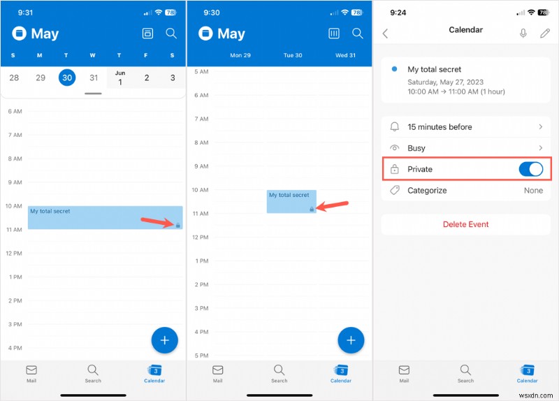 เก็บการนัดหมายส่วนตัวของคุณเป็นความลับใน Outlook:คำแนะนำทีละขั้นตอน 