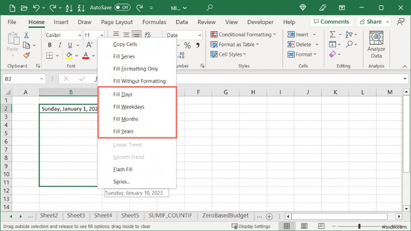 การป้อนอัตโนมัติของ Excel ทำได้ง่าย:ประหยัดเวลาด้วยการป้อนข้อมูลอัจฉริยะ 