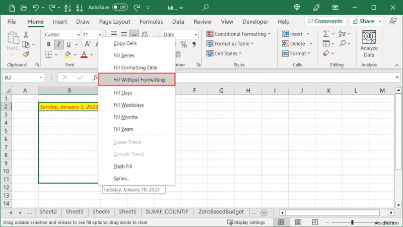 การป้อนอัตโนมัติของ Excel ทำได้ง่าย:ประหยัดเวลาด้วยการป้อนข้อมูลอัจฉริยะ 