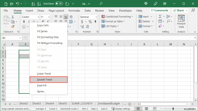 การป้อนอัตโนมัติของ Excel ทำได้ง่าย:ประหยัดเวลาด้วยการป้อนข้อมูลอัจฉริยะ 