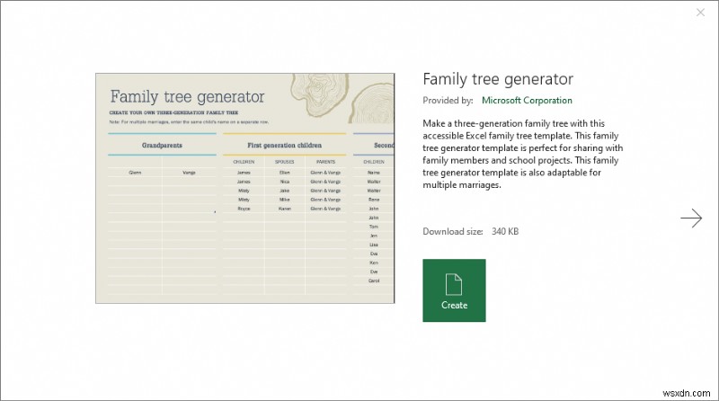 สร้างแผนภูมิต้นไม้ครอบครัวใน Excel:คำแนะนำทีละขั้นตอน 