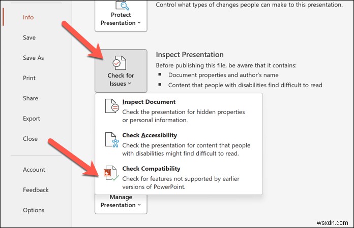 แก้ไขข้อผิดพลาด  ไม่สามารถเล่นสื่อ  ของ PowerPoint ได้อย่างรวดเร็ว 