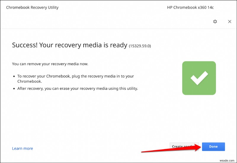 สร้างสื่อการกู้คืน Chromebook ด้วยยูทิลิตี้การกู้คืน Chromebook:คำแนะนำทีละขั้นตอน 