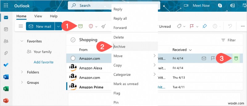 การเก็บถาวรอีเมล Outlook ต้นแบบ:คำแนะนำทีละขั้นตอนสำหรับเดสก์ท็อป เว็บ และมือถือ 
