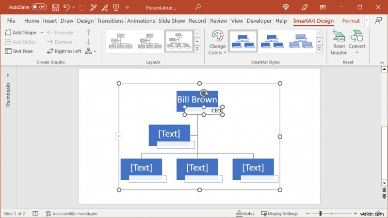 สร้างแผนภูมิองค์กรแบบมืออาชีพใน Word, Excel และ PowerPoint – คำแนะนำทีละขั้นตอน 