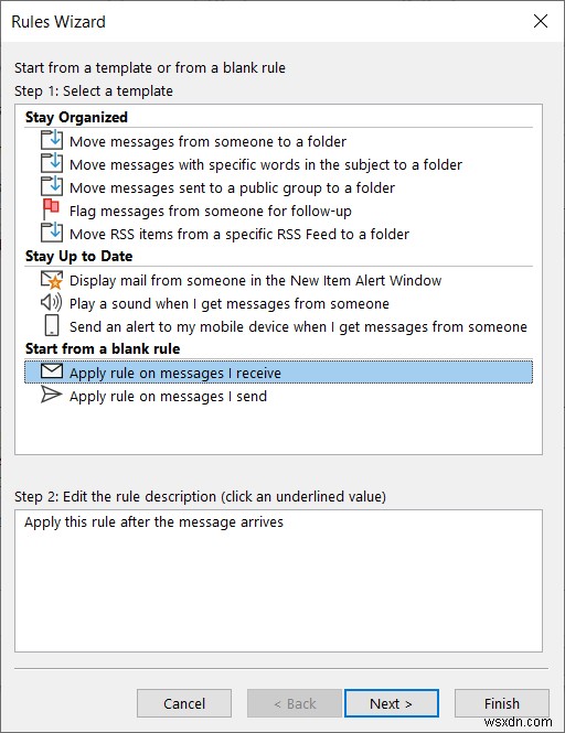 กฎหลักของ Outlook:การจัดการอีเมลอัตโนมัติใน Windows, Mac และเว็บ 