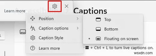Windows 11 Live Captions:วิธีเปิดใช้งานและปิดใช้งานอย่างรวดเร็ว 