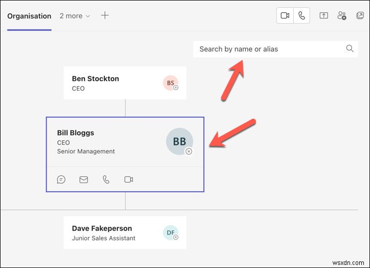 แผนภูมิองค์กร Microsoft Teams ต้นแบบ:คู่มือการตั้งค่าและการใช้งาน 