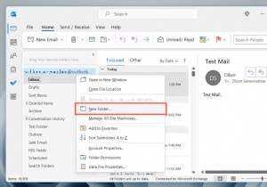 สร้างและจัดการโฟลเดอร์ Outlook:คำแนะนำทีละขั้นตอนสำหรับ Windows และ macOS 
