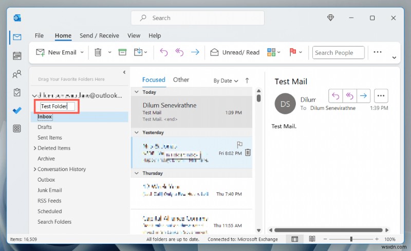 สร้างและจัดการโฟลเดอร์ Outlook:คำแนะนำทีละขั้นตอนสำหรับ Windows และ macOS 