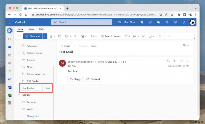 สร้างและจัดการโฟลเดอร์ Outlook:คำแนะนำทีละขั้นตอนสำหรับ Windows และ macOS 
