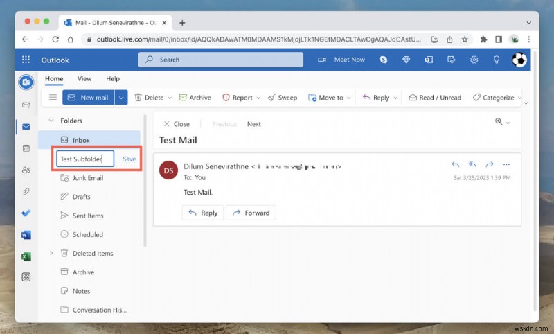สร้างและจัดการโฟลเดอร์ Outlook:คำแนะนำทีละขั้นตอนสำหรับ Windows และ macOS 