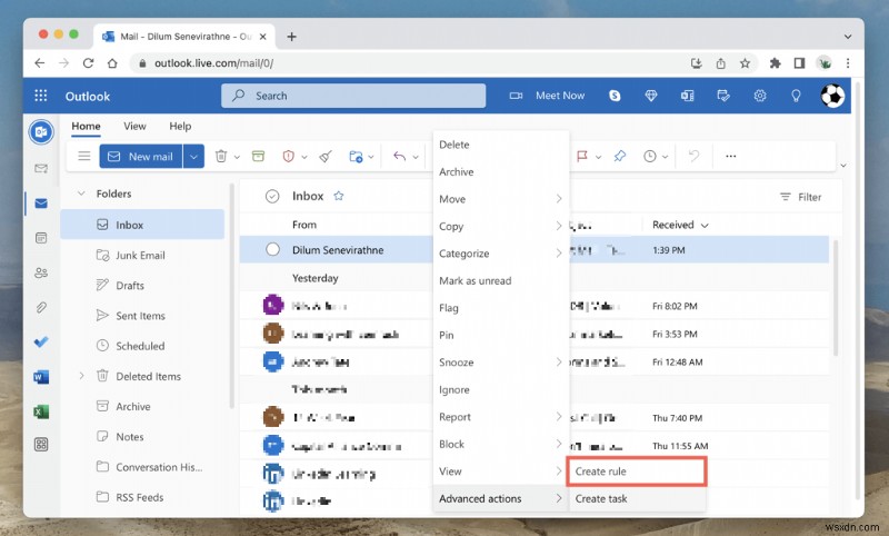 สร้างและจัดการโฟลเดอร์ Outlook:คำแนะนำทีละขั้นตอนสำหรับ Windows และ macOS 