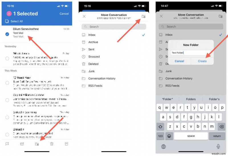 สร้างและจัดการโฟลเดอร์ Outlook:คำแนะนำทีละขั้นตอนสำหรับ Windows และ macOS 