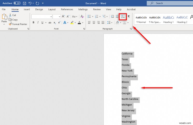 จัดเรียงรายการตามตัวอักษรได้อย่างง่ายดายใน Microsoft Word:คู่มือ Windows, Mac และเว็บ 
