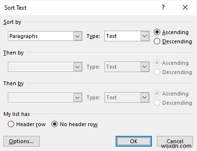 จัดเรียงรายการตามตัวอักษรได้อย่างง่ายดายใน Microsoft Word:คู่มือ Windows, Mac และเว็บ 
