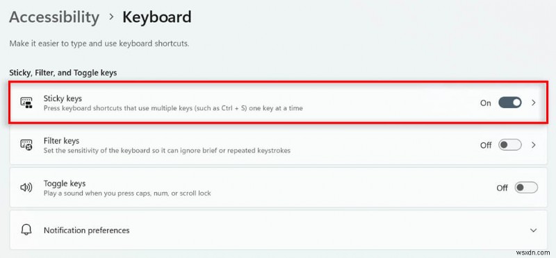 ปิดการใช้งาน Sticky Keys ใน Windows:คำแนะนำทีละขั้นตอน 