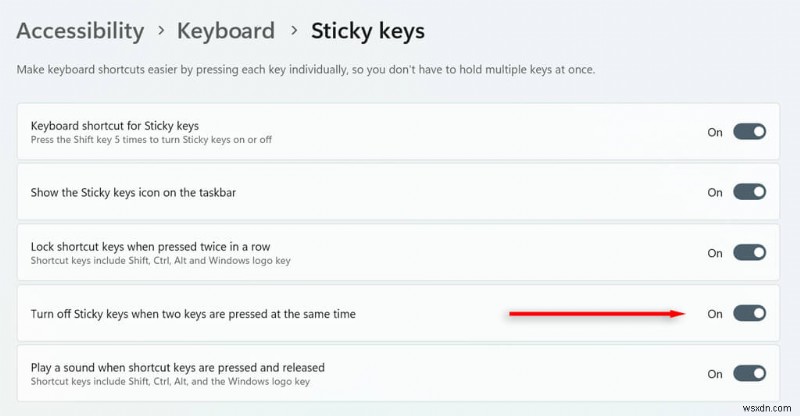 ปิดการใช้งาน Sticky Keys ใน Windows:คำแนะนำทีละขั้นตอน 