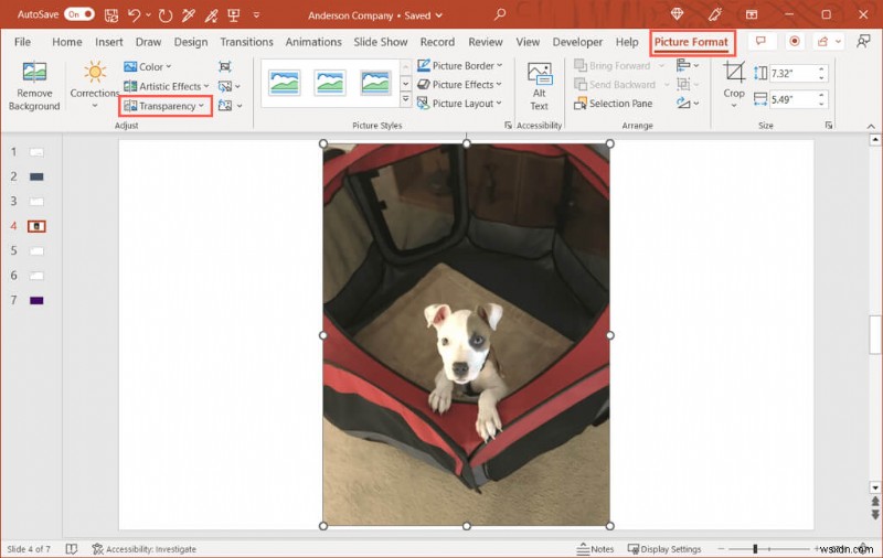 ทำให้รูปภาพและพื้นหลังสไลด์โปร่งใสใน PowerPoint ได้อย่างง่ายดาย 