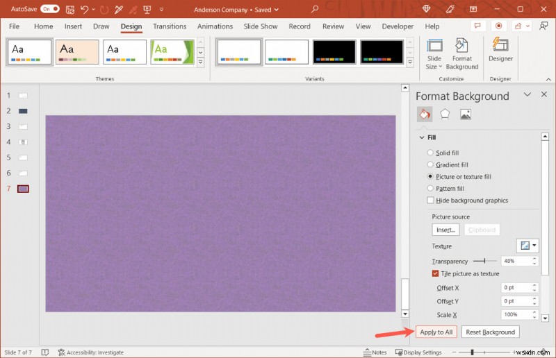 ทำให้รูปภาพและพื้นหลังสไลด์โปร่งใสใน PowerPoint ได้อย่างง่ายดาย 