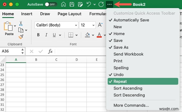 Master Excel:เลิกทำ ทำซ้ำ และทำซ้ำการกระทำอย่างรวดเร็ว 