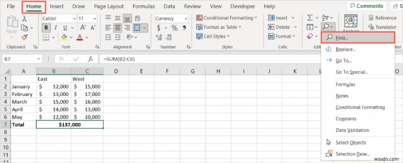 4 วิธีง่ายๆ ในการเลิกผสานเซลล์ใน Microsoft Excel 