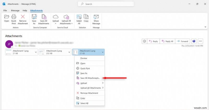 ดาวน์โหลดไฟล์แนบอีเมล Outlook ทั้งหมดพร้อมกัน – คำแนะนำที่ง่ายและรวดเร็ว 