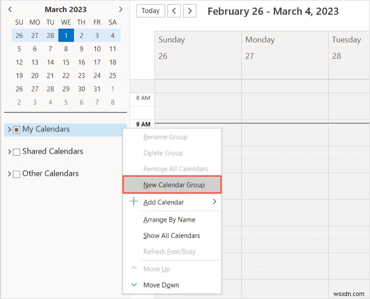 สร้างและจัดการกลุ่มปฏิทินใน Outlook:คำแนะนำทีละขั้นตอน 