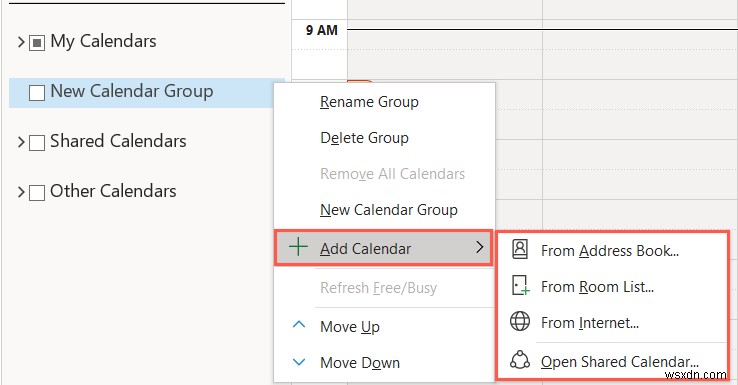 สร้างและจัดการกลุ่มปฏิทินใน Outlook:คำแนะนำทีละขั้นตอน